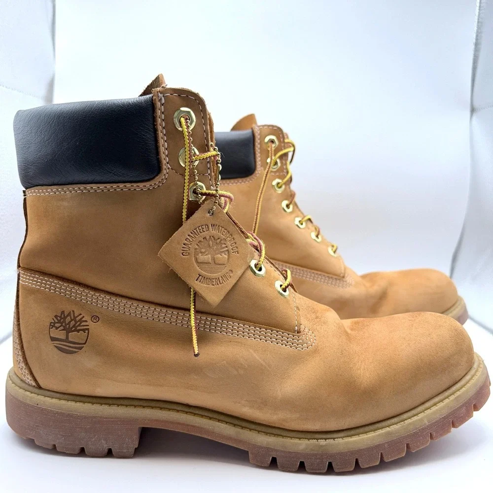 Timberland 10061 Mens 10W Wide Wheat Premium 6